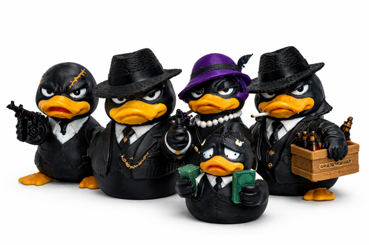 Quack Syndicate™ Full Set – 1920s Gangster Duck Collection (All 5 Characters)
