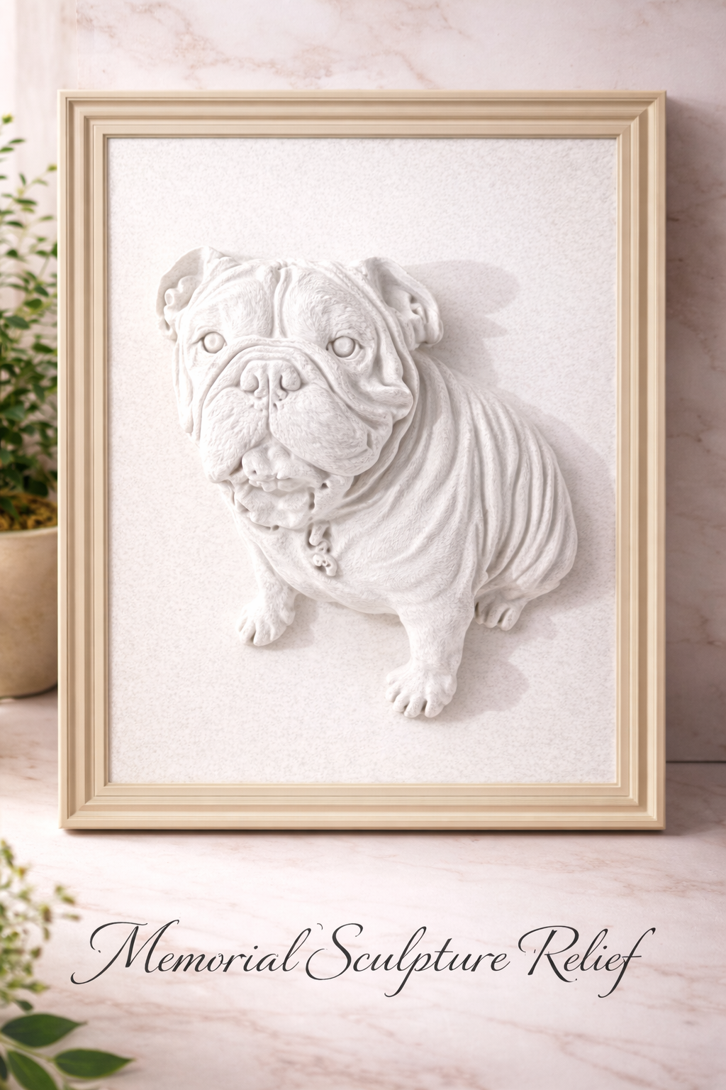 Doggy Smiles Rescue - Framed 3D Portrait