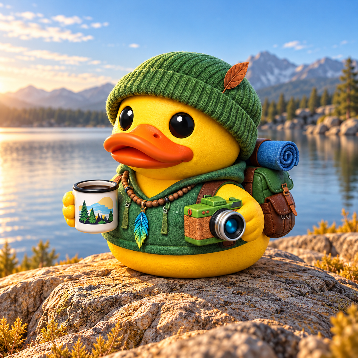 Adventure Ducks™ Drift the Easygoing Wanderer – Alpha Series Limited Collectible Duck (6 Numbered Copies)