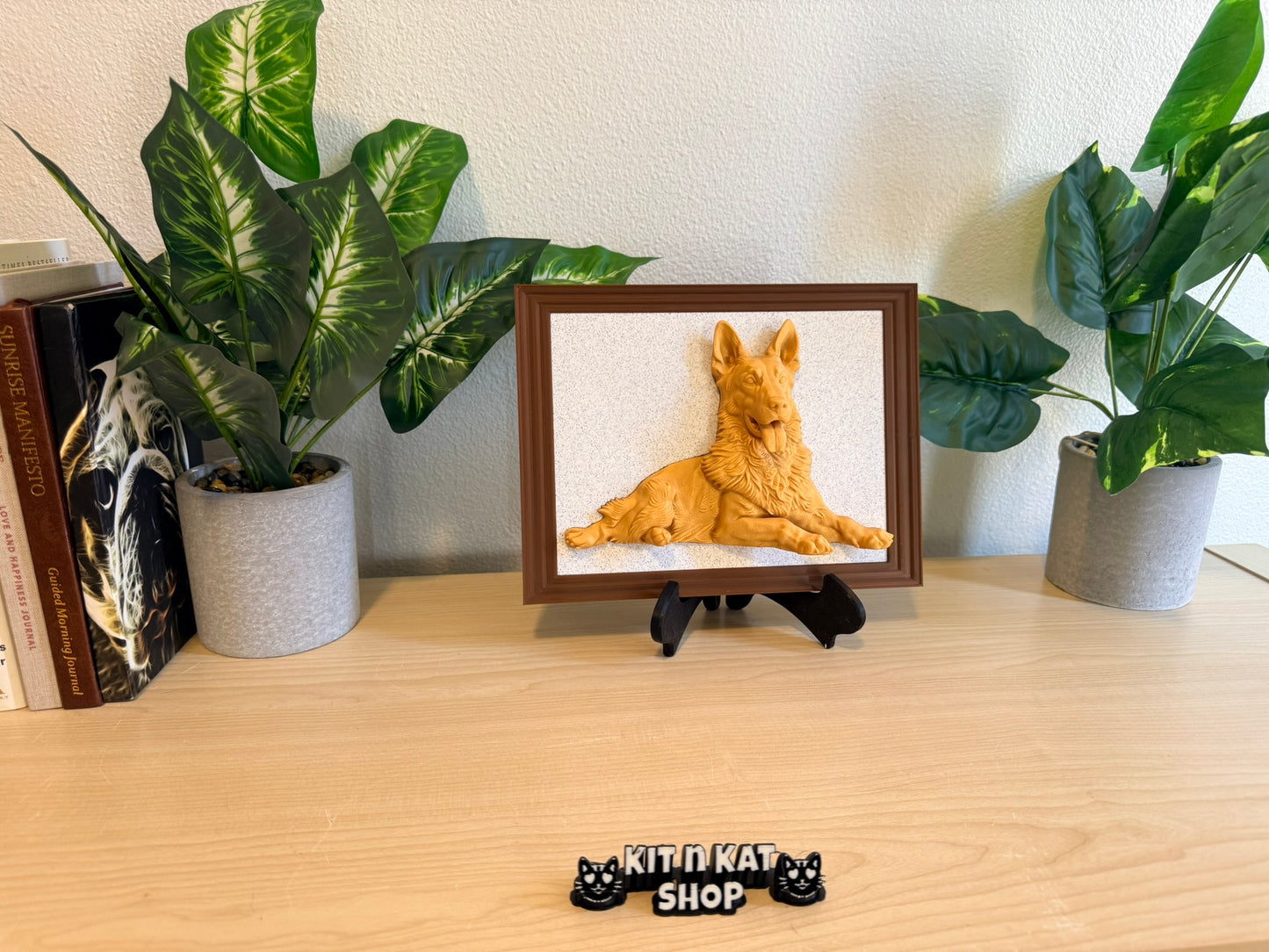 Doggy Smiles Rescue - Framed 3D Portrait