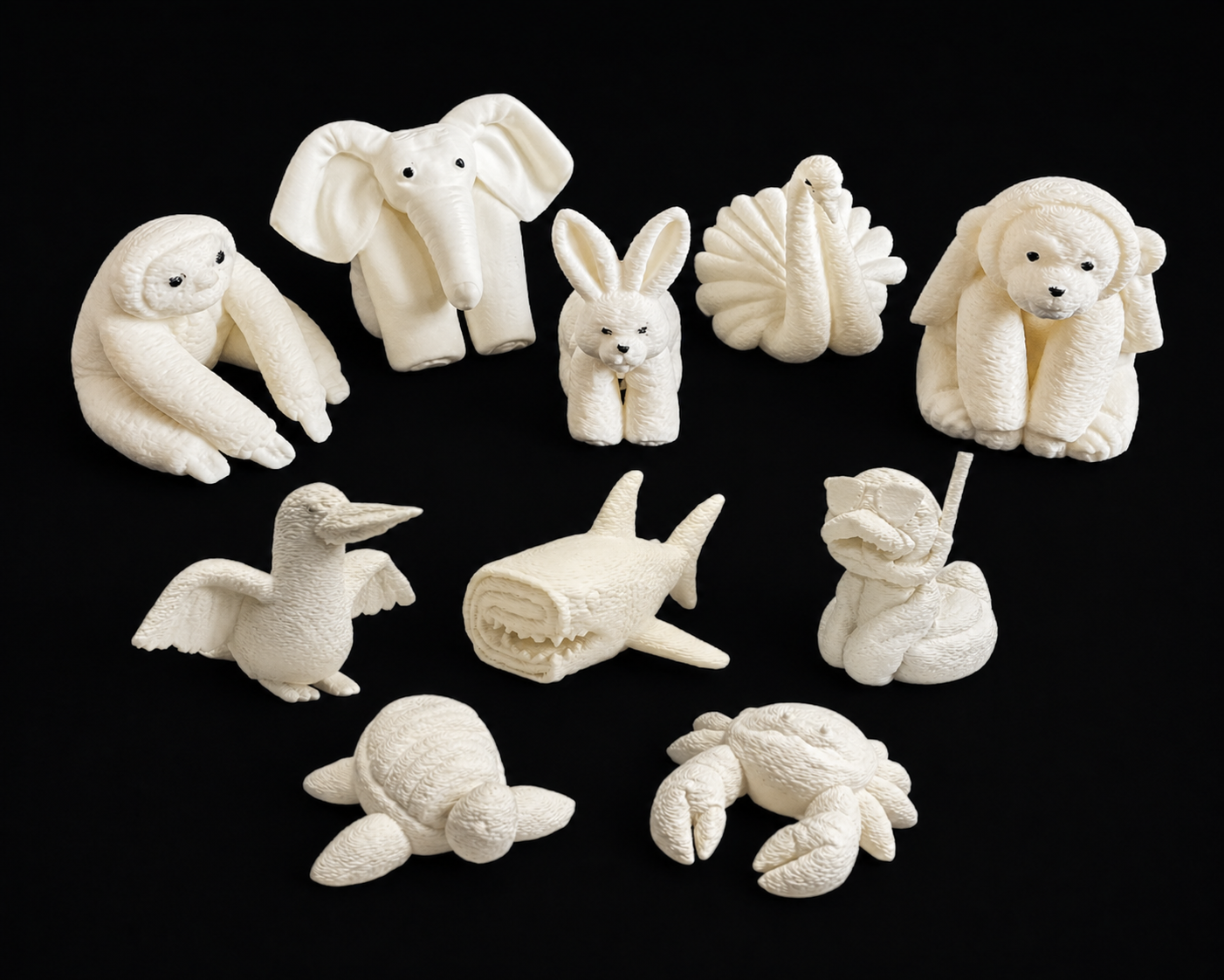 Cruise Buddy™ Series 2 – Keychain Towel Animal Pal